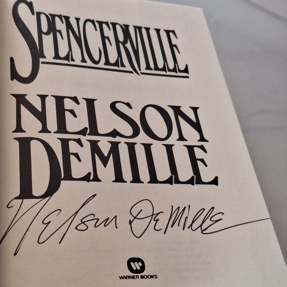 Spencerville by Nelson DeMille (1994, Hardcover) SIGNED - Picture 3 of 6